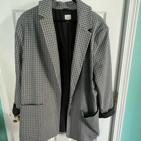 a new day Jackets & Blazers - Women’s plaid lined blazer